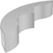 Ekena Millwork 3-in. W x 14-in. D x 14-in. H Ozark Architectural Grade PVC Knee Brace BRCP03X14X14OZK - alternate 4